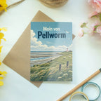 Herzliche Grußkarte von Pellworm mit Leuchtturm|p:2024025|h:d9bd8b2ebba0935b8300b2e3e72a1094